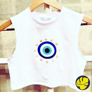 Evil Eye Crop Top
