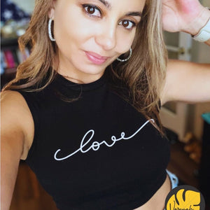 Love Crop Top