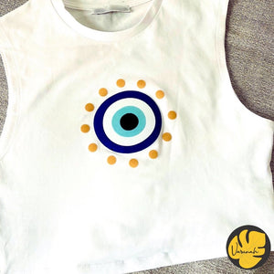 Evil Eye Crop Top