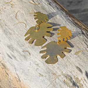 Earrings Leaf