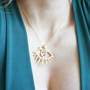 Necklace Evil Eye with Swarovski crystal