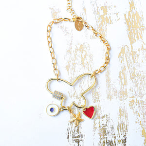 Lock Butterfly bracelet