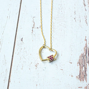 Necklace Lock Heart