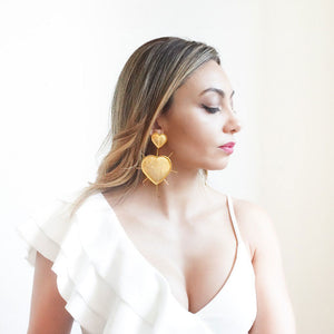 Earrings Maxi Hearts