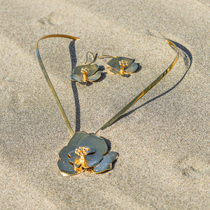 Necklace with 3D Rose charm