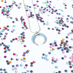 Necklace Silver pladed crescent moon